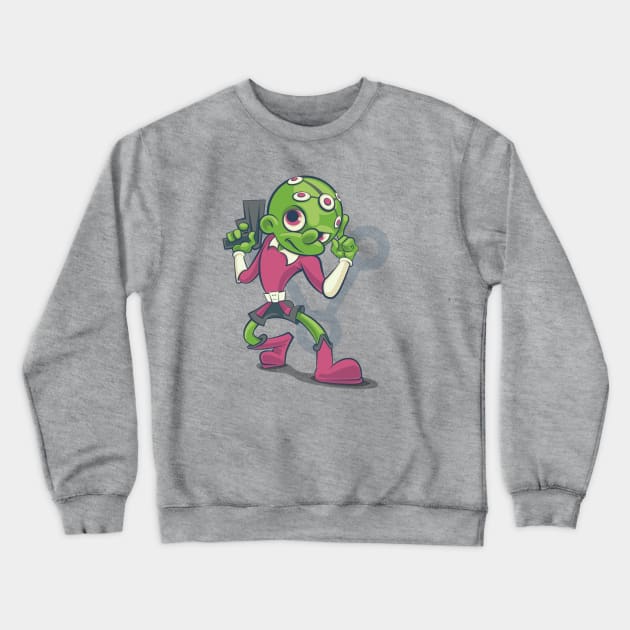 Old Timey Bainiac Crewneck Sweatshirt by majanation